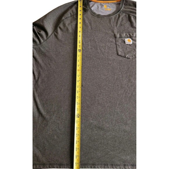 CARHARTT Relaxed Fit Crewneck Grey Pullover T-Shirt Men’s Sz 3XL Casual Workwear - Picture 5 of 10